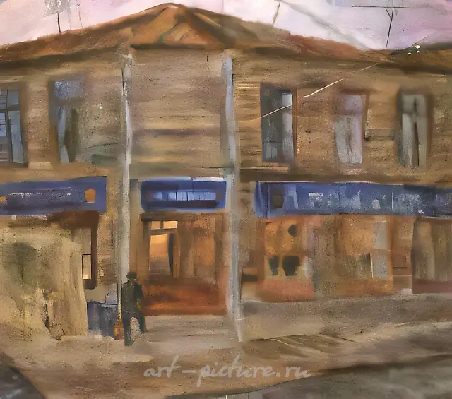 Water-colour, 1976, paper, water-colour, 80x90 Author`s property