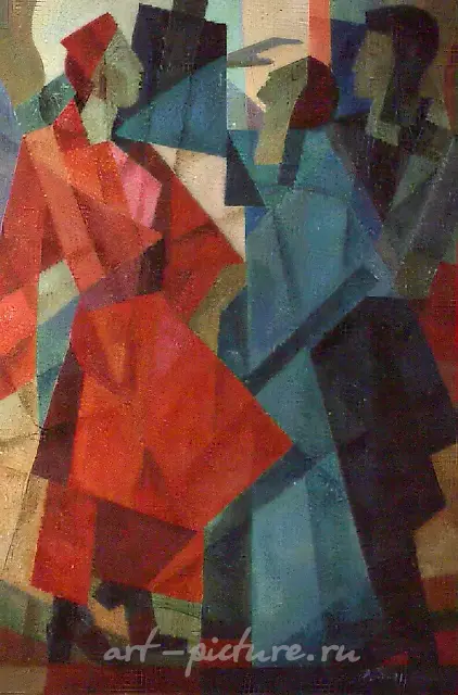 秋之旋律，1993年，布面油画，100×90。作者自藏。