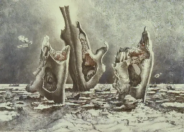 导航的开始。选自《楚科奇卡》系列，1979年，纸上蚀刻，50×69厘米。作者所有。