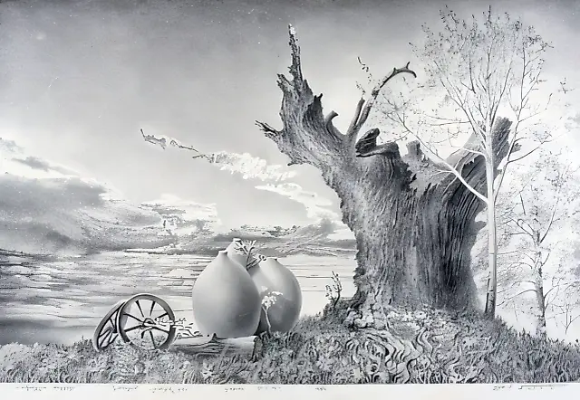 54，1985年，纸本，铅笔，51x76.5厘米
