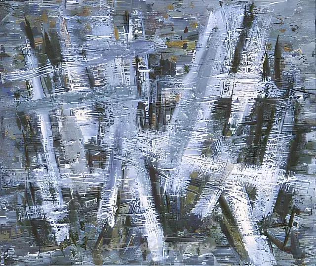 Послание, 1993, холст, масло, 45х60. Собственность автора