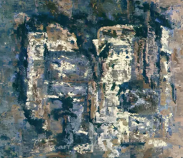 Королевский гамбит, 1993, холст, масло, 90х105. Собственность автора
