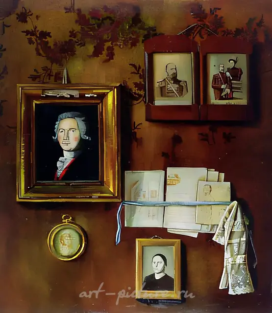 Old things., 1995, oil on canvas, 110x100 Author`s property.
