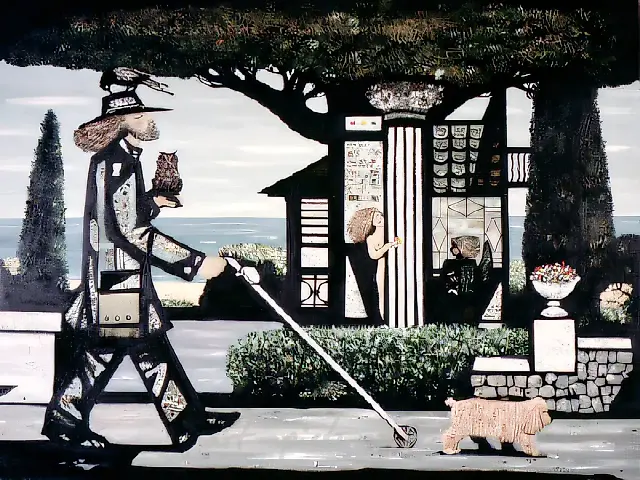 Blind Pilgrim, 1992, canvas, oil, 130x160