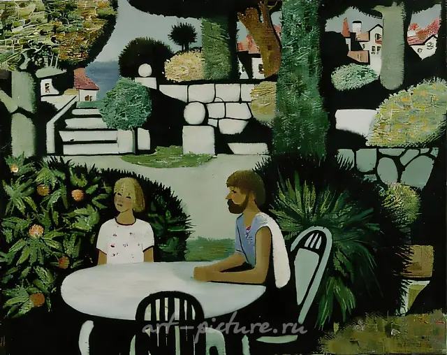 Holidays in Crimea, 1996, oil on canvas, 40x50