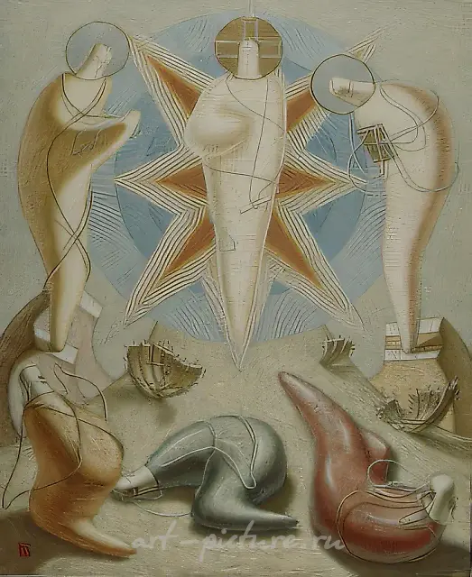 Transfiguration, 1993, canvas, oil, 100x80