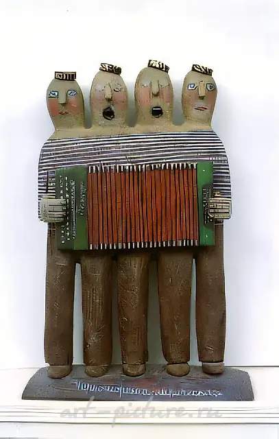 Лирическое Чёрное море, 1994, дерево, масло, 53х37х14. Собственность автора