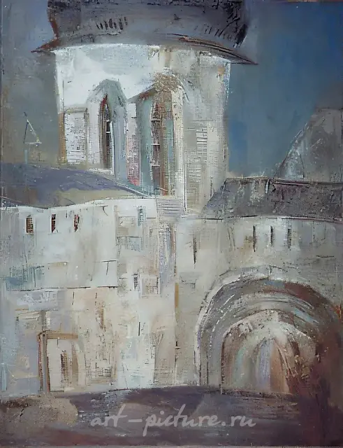 Белые стены, 1994, холст, масло, 90х100. Собственность автора