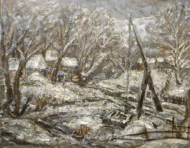 拉迪日诺，1989年，布面油画，90×100厘米。私人收藏。