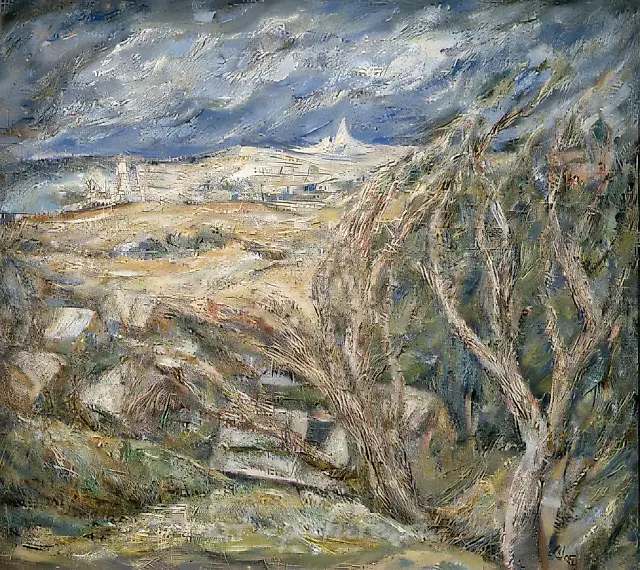 Pereslavl-Zalesskii, 1975, canvas, oil, 90x100 Author`s property