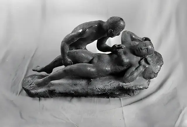 Любовники, 1994, бронза, 70х40х15 Собственность автора