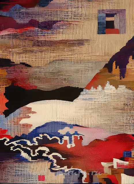The First Day (detail), 1989, tapestry, fabric, hand weaving, 300x250 Private. collection . Australia