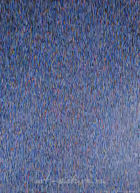 Coloured Rain, 1993, canvas, oil, 100x70. Author`s property