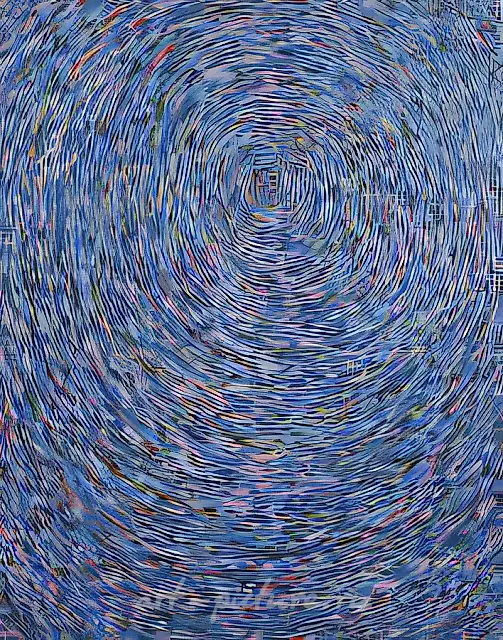 After the Rain, 1994, canvas, oil, 65x40. Author`s property