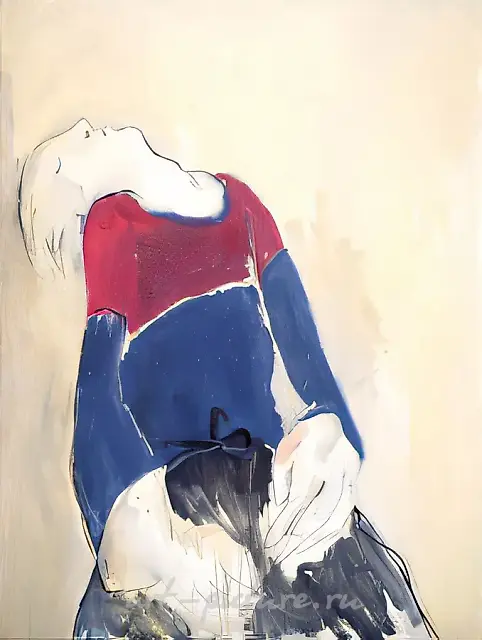 Sleeping Artist, 1992, canvas, oil, 150x115. Author`s property