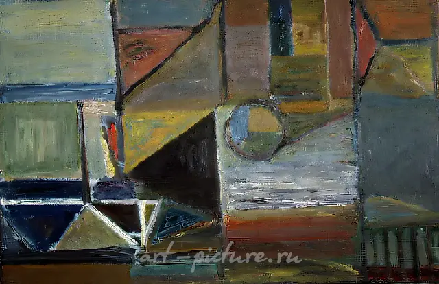 Under the Sign of Aquarius, 1988, canvas, oil, 100x150 Author`s property