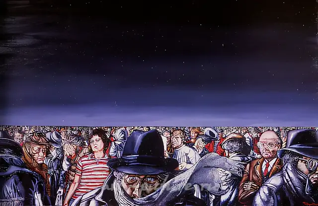 Горизонт, 1986, холст, масло, 79х120,5 Музей П.Людвига. Кельн. Германия.