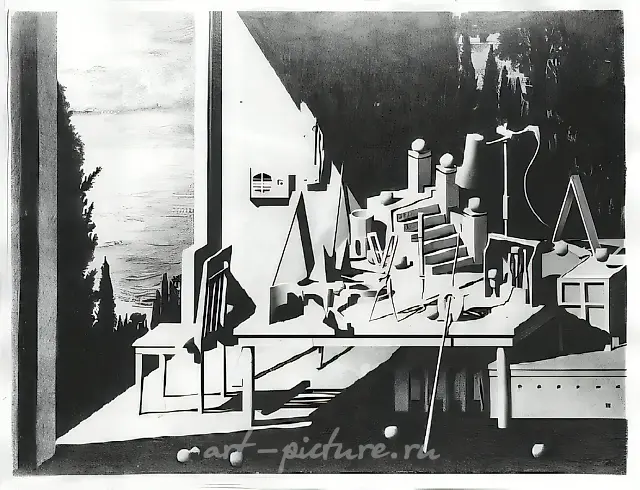 克里米亚，1992年，纸板，铅笔，60×80。作者自藏。