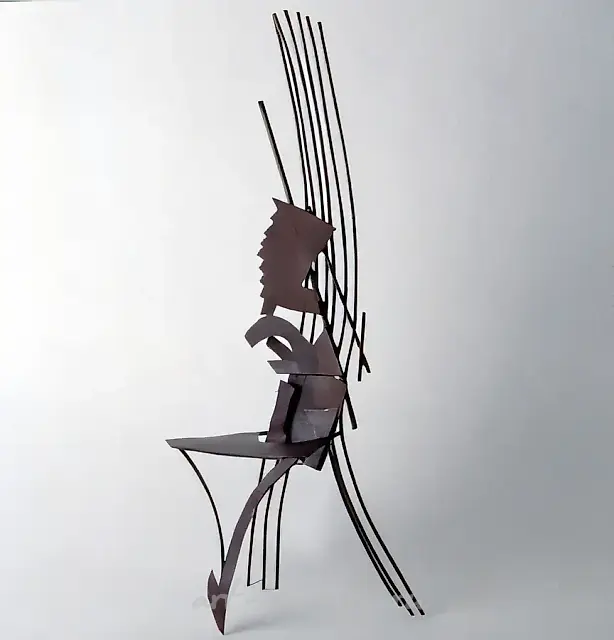 Bye-Bye Black Bird, 1993, сталь, 100х185х75