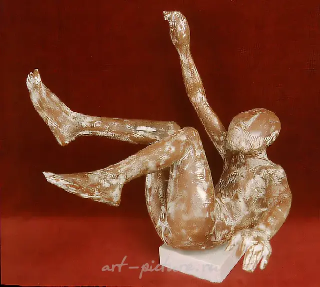 Fall, 1992, wood, levkas, 75x75x62 Author`s property