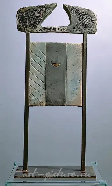 记忆，1992年，金属、黏土和沙子，75×30