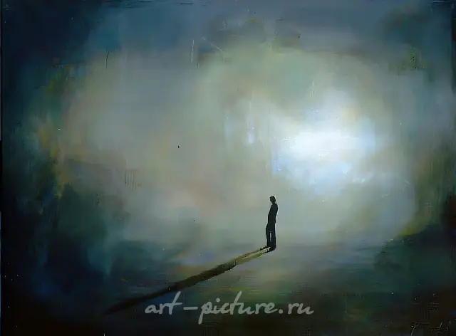 Universe, 1992, canvas, oil, 97x130 Private collection. Paris.