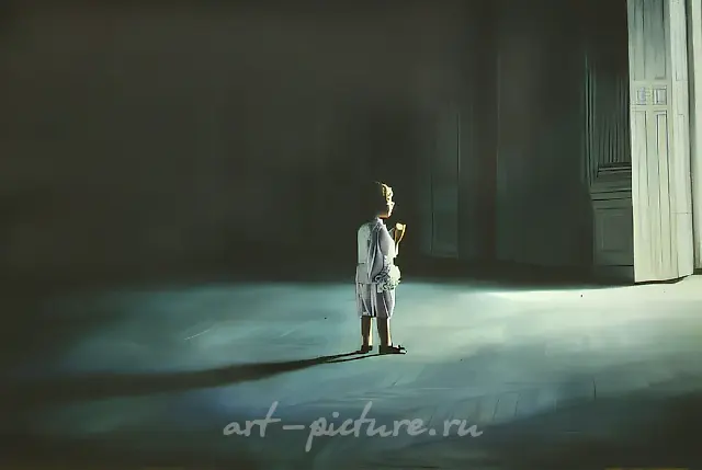 Atlantida, 1979, canvas, oil, 200x300 Private collection. Boston.