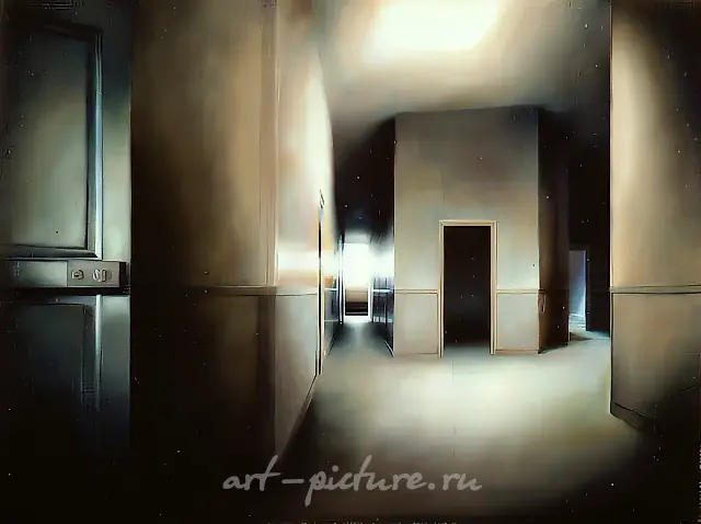 Doors, 1994, canvas, oil, 97x130