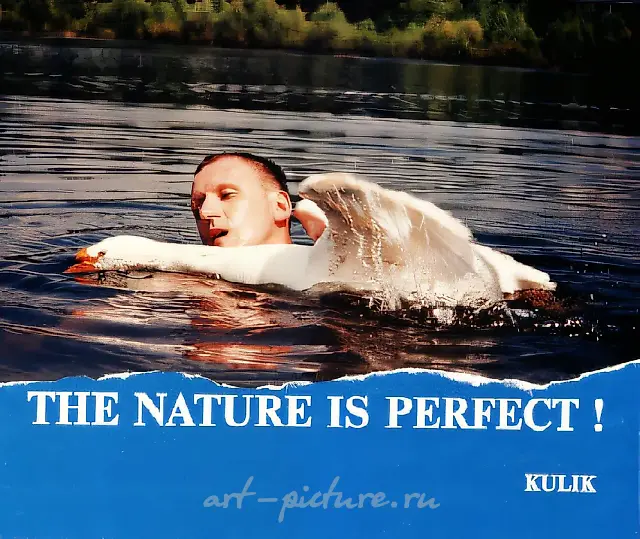 Nature is Perfect!, 1995, Art poster, 120 x 90 cm Author’s property