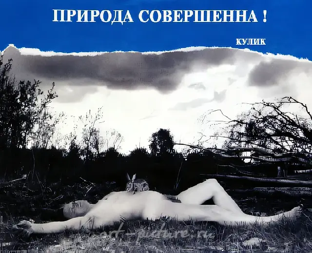 Nature is Perfect!, 1995, Art poster, 120 x 90 cm Author’s property