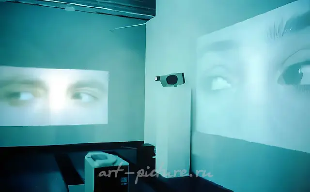 You are not Watched, 1993, Four video-channels (projections),   Museum of Contemporary Art, Helsinki, Finland