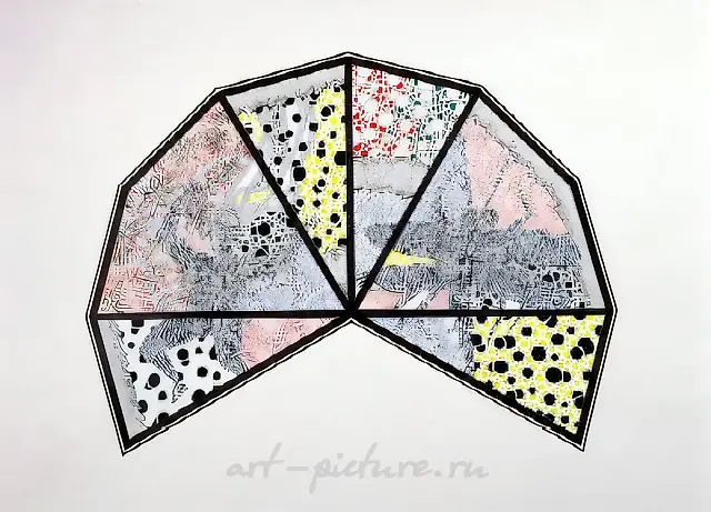 Sculpture, 1991, paper, cardboard, indian ink, H=120, $1000. Collection of K. Shchukin, Moscow