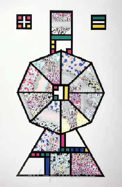 Untitled, 1994, Paper, cardboard, Indian ink, 95x100, $1.000, Author’s property