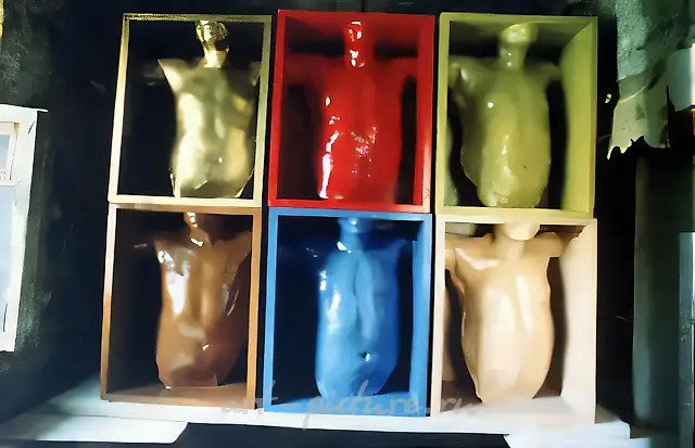 感官盒，1979年，木材、纸塑，每个元素尺寸：71×55×29厘米，莫斯科“因康银行”藏品
