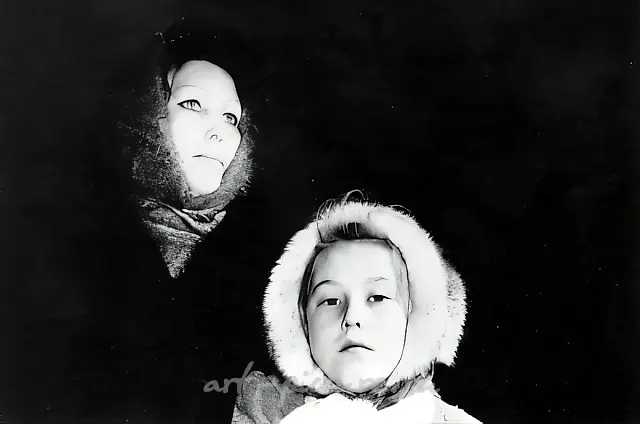 Experience of Harsh Photography - 3, 1990, B/W photo, 50x60 cm. Author`s property