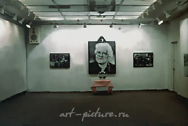 At the Beginning of Life, 1990, Mixed media,   State Russian Museum, St.Petersburg