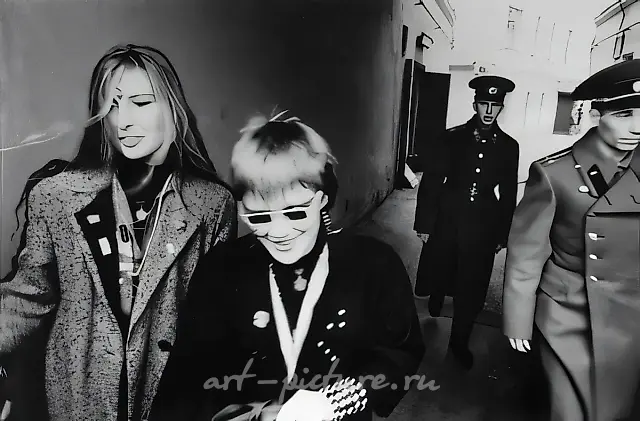 Москва. Из проекта "Молодежь большого города" (1985-88), 1988, Ч/Б фотография, 18 х 24 см Собственность автора