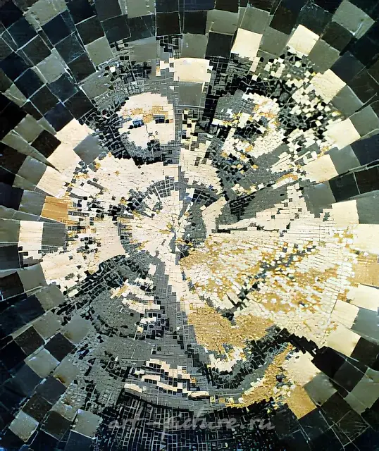 父与子，1993年，砂纸，150x100，作者自藏