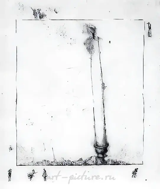 Suite «White Nights», 1970, etching, 24.5x23 cm