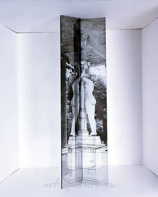 Three Graces, 1995, photo film, lamination, 30x39.5 cm. Author`s property