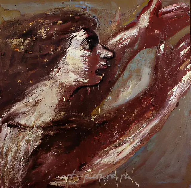 Running, 1994, Oil on canvas, 125x125 cm Author’s property