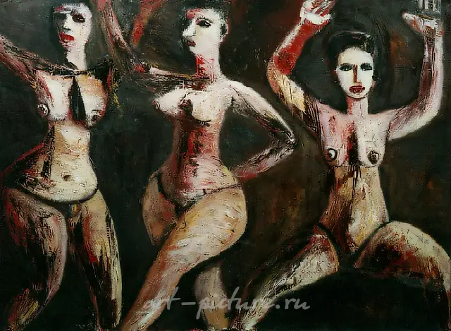 Dance, 1993, Oil on canvas, 145x200 cm Author’s property