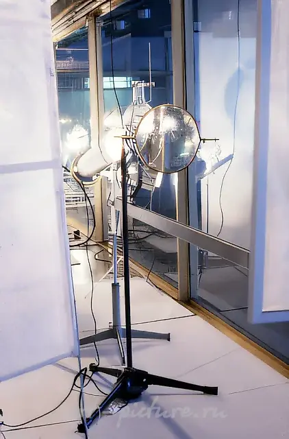 Optimisation of Illusions, 1992, Light-optical plant, 7000x200 cm Author’s property