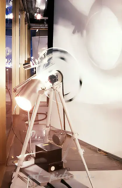 Optimisation of Illusions, 1992, Light-optical plant, 7000x200 cm Author’s property