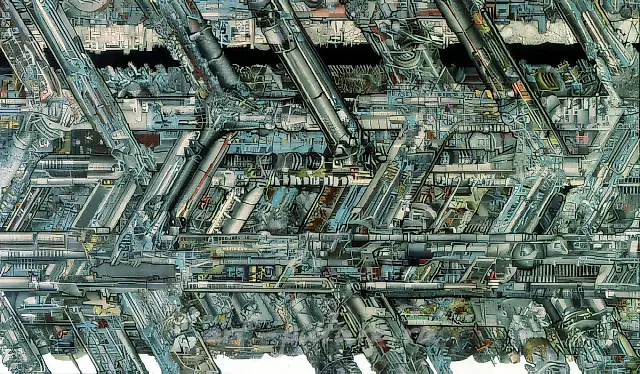 Оверлок, 1986, Смешанная техника, 121х73 Галерея М`АРС, Москва