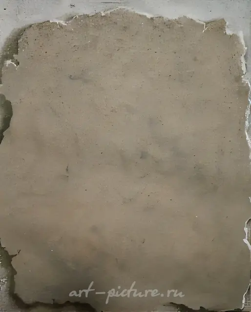 Коричневая стена, 1992, холст, масло, 105х90 Собственность автора