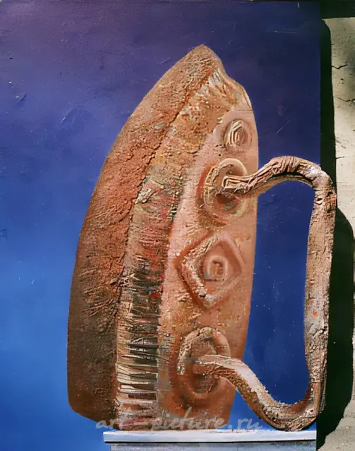 Утюг, 1994, холст, масло, 105х75 Собственность автора
