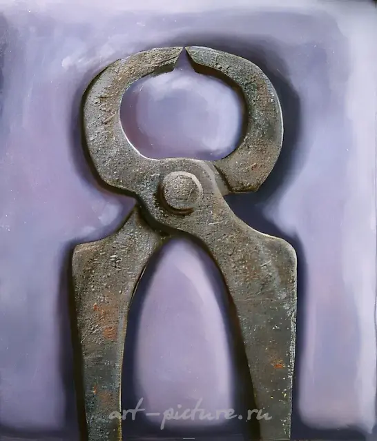 Клещи, 1994, холст, масло, 100х90 Собственность автора