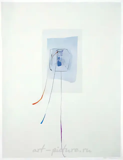 彩色墨水，1994年，丝网印刷，73×57厘米，版画