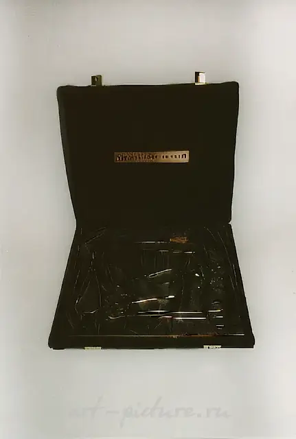 Surgical Instruments, 1993, box, steel surgical instruments, 40x30x7 cm. Author`s property